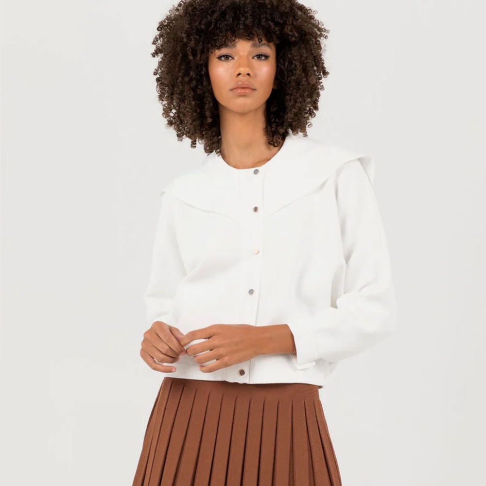 Aleeza Paris Viola Cardigan Ivory